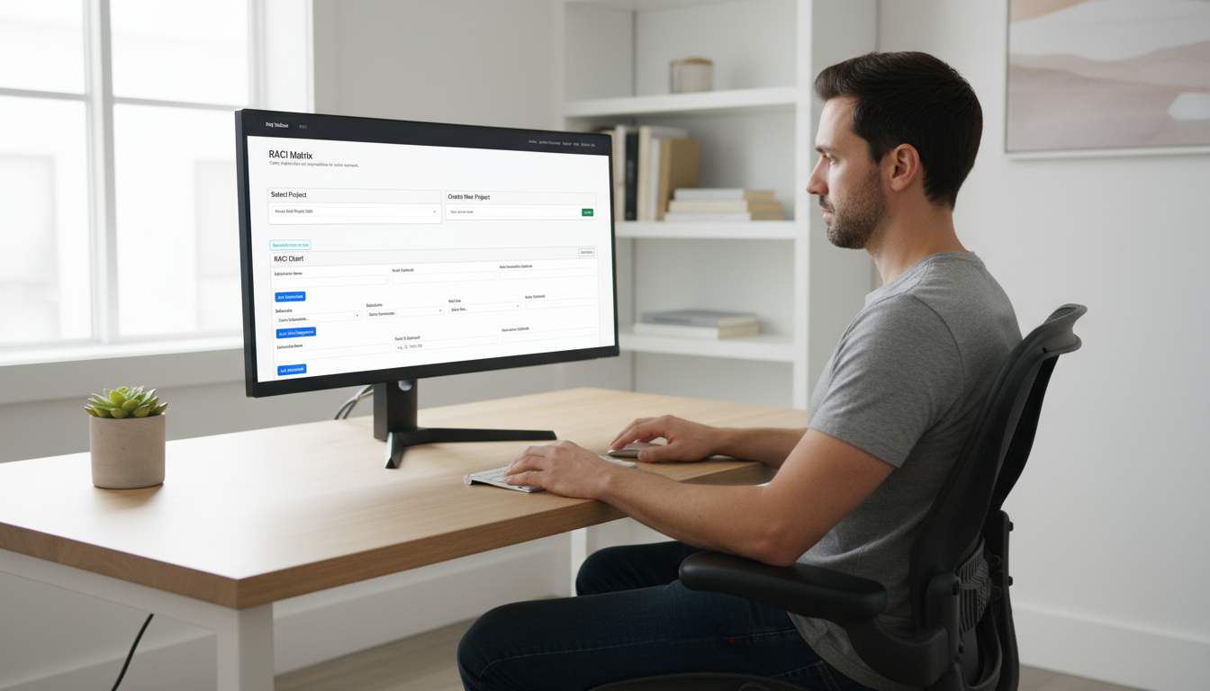 RACI Matrix User Interface